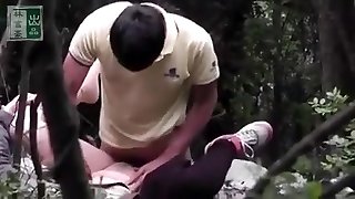 caught Chinese duo pound in the forest