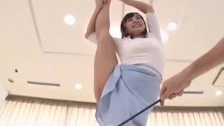Japanese pliable gymnastics fuck