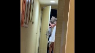 Wife demonstrates Chinese delivery