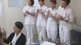 asian nurse tech for semen extraction
