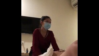 Thailand motel massage turned into sex with tips