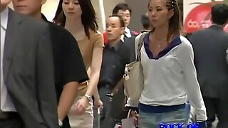 Candid Asian honies shot from behind on my voyeur cam dvd DRNC-26