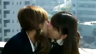 Chinese Girls tongue kissing