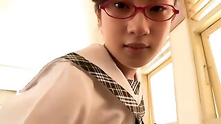softcore oriental schoolgirl brassiere thong upskirt tease
