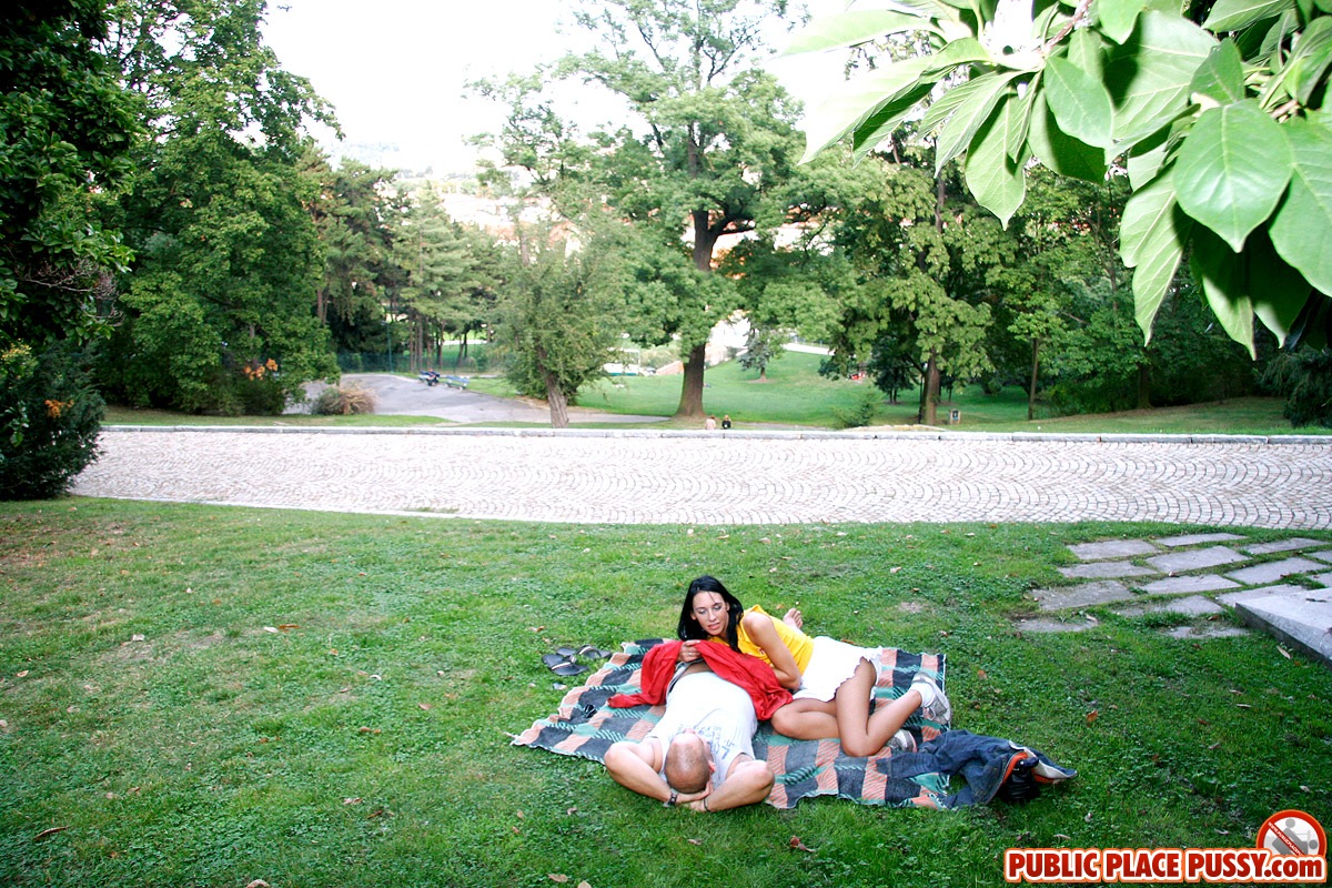 Having sex in a public park picture