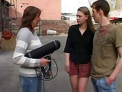 German sluts caught on the street participate in castings to become diesel saw xxx video actresses