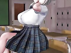 Hard Fucking Huge Tits boobs hoot sucking in Classroom