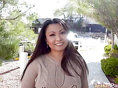 TrikePatrol BBW Asian MILF Krystal Davis Rides Big Foreign Cock