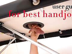 Milking table with glory hole - User guide for best handjobs