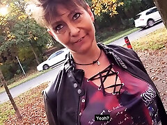 German mouth sex oral water drink milf public pick up outdoor date in Park