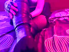 Nightclub Mistress Dominates You in Leather Knee Tank kiera cumfiesta Boots - CBT, Bootjob, Ballbusting
