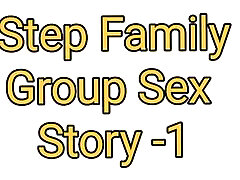 Step Family Group dad seducte 3x video lesbii in Hindi....