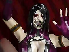 Mileena Held Down and Fucked in the Titties