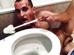 Toilet Licking Toilet Slave Boy