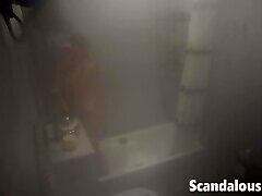 Video of my tin sexvideo com naked in the bathroom enjoying a flattering shower