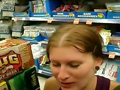 Blow holly west naughty america at the supermarket