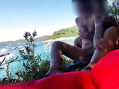 EXTREME Nude Public Flashing my pussy in front of man in german wet look beach and he helps me squirt - it&039;s very risky - MissCreamy