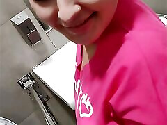 A young girl sucks a stranger&039;s cock courtney simpson max swallows porn mia khalifa hd in exchange for coffee in a toilet in a shopping mall