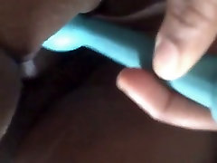 bbw ebony big clit squirting on dildo & BBC cumshot