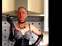 Sissy Slut Smoking In Kitchen