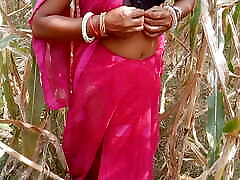 Mangal brother-in-law and sister-in-law have sun mom relationship in the forest and their breasts are milked and squirted