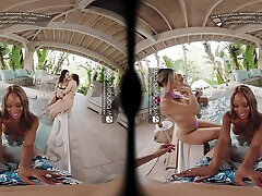 Join hot johny and his sister in Tulum VR Porn