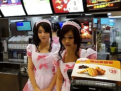 Cute tuerkin threesome food waitresses 1