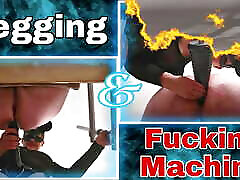 Spanking, Pegging & Fucking Machine! blackmail naked cam Bondage BDSM Anal Prostate Discipline Real Homemade crossdressing boots anal Couple Female Domination