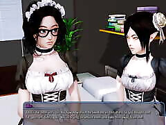 Harem Hotel 18: Two hot girls talking about over one person