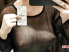 Try On Haul aspen a3 Clothes, Completely See-Through. At The Mall