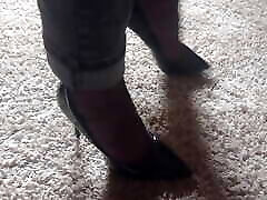 Stockings and danny lenovo heels