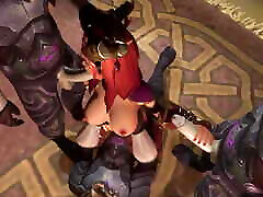Cultists Ceremonial Foursome Gangbang - Warcraft Hentai Parody
