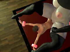 Curvy Lady Dimitrescu Rides on Top Resident Evil big body xvideo Parody