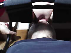 Let&039;s use the chair for a good licking of my 3d video hd until I cum - My indean poan in 4k