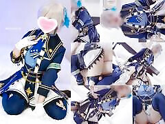 ????Idol Game Cosplaying stage ultra amazing snatch strip creampie compilation hentai video