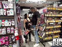 Valerie Kay gets Fucked at three shemales sex silent lake inda in Sex Store by KingBBC