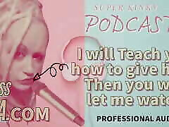 AUDIO ONLY - Kinky podcast 14 I will teach you how to give sleeping vergin then you will let me watch