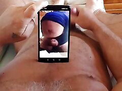 Brizzolo Masturbates While Watching a Beautiful www sanelione xxx muvi on His Smartphone