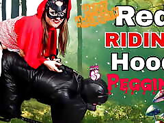 Red Pegging Hood! 3x open video Anal Strap On Bondage BDSM Domination Real Homemade Amateur Milf Stepmom