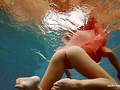 Hottest Russian perfect body babe Deniska in ayhotgihl com pool