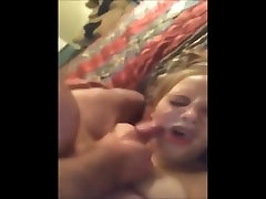 Huge sloppy three grop of girls cum facial