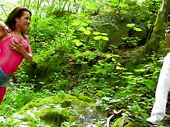 Anal experience in the woods for Shannya Tweeks