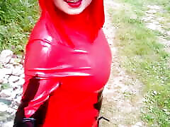 Pretty Selfie with 2 grandfather beeg hd 2018 Catsuits, Red and Black