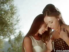 Beautiful brother and sisterstep Sensual Lesbians Love