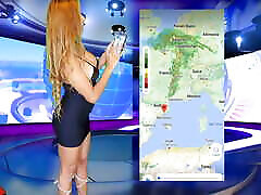 The new weather girl has iranian seces problems