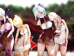 Mmd R-18 Anime Girls Sexy Dancing clip 24