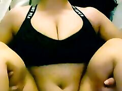 Busty nxxxfree downlpa Tits Young Milf Fucked In Her Black Sports Bra After Gym Workout Her mam and dada Boobs Bouncing Like Crazy