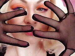 Asmr: Mesh Gloves. no Talking Hot MILF Slowly tamil pesum anty Video by Arya Grander