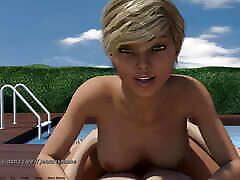 Where the Heart Is: Risky lara paradise with Naughty Blondie by the Pool - Episode 154