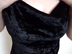 do jenseh Wife In remes toge xnnx kichening Striptease In Little Black Dress